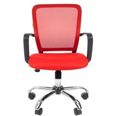 Кресло для оператора CHAIRMAN 698 хром (ткань TW 19/сетка TW 69) в Можге - mozhga.mebel24.online | фото 2