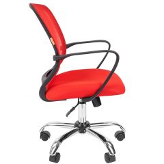 Кресло для оператора CHAIRMAN 698 хром (ткань TW 19/сетка TW 69) в Можге - mozhga.mebel24.online | фото 3