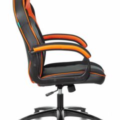 Кресло игровое Бюрократ VIKING 2 AERO ORANGE черный/оранжевый в Можге - mozhga.mebel24.online | фото 3