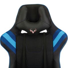 Кресло игровое Бюрократ VIKING 4 AERO BLUE черный/синий в Можге - mozhga.mebel24.online | фото 6