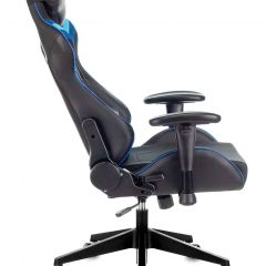 Кресло игровое Бюрократ VIKING 4 AERO BLUE черный/синий в Можге - mozhga.mebel24.online | фото 2