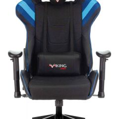 Кресло игровое Бюрократ VIKING 4 AERO BLUE черный/синий в Можге - mozhga.mebel24.online | фото 3