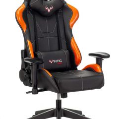 Кресло игровое Бюрократ VIKING 5 AERO ORANGE черный/оранжевый в Можге - mozhga.mebel24.online | фото