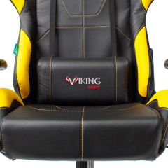 Кресло игровое Бюрократ VIKING 5 AERO YELLOW черный/желтый в Можге - mozhga.mebel24.online | фото 7