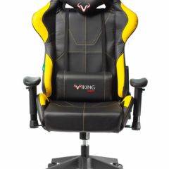 Кресло игровое Бюрократ VIKING 5 AERO YELLOW черный/желтый в Можге - mozhga.mebel24.online | фото 3