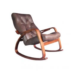 Кресло качалка Гранд 103-З-Ш Шоколад в Можге - mozhga.mebel24.online | фото