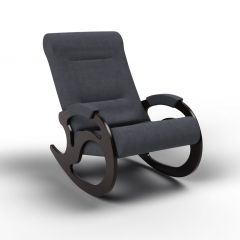 Кресло-качалка Вилла 11-Т-ГР (тканьвенге) ГРАФИТ в Можге - mozhga.mebel24.online | фото