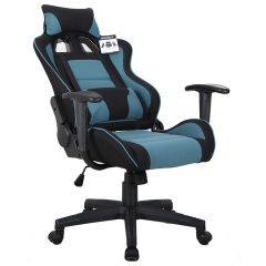 Кресло компьютерное BRABIX "GT Racer GM-100" (черное/голубое) 531818 в Можге - mozhga.mebel24.online | фото 4