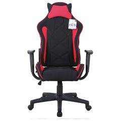 Кресло компьютерное BRABIX GT Racer GM-101 + подушка (ткань) черное/красное (531820) в Можге - mozhga.mebel24.online | фото 3