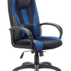 Кресло компьютерное BRABIX PREMIUM "Rapid GM-102" (экокожа/ткань, черное/синее) 532106 в Можге - mozhga.mebel24.online | фото