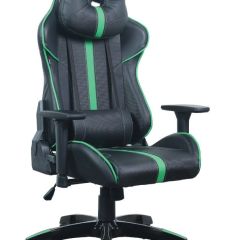 Кресло компьютерное BRABIX "GT Carbon GM-120" (черное/зеленое) 531929 в Можге - mozhga.mebel24.online | фото
