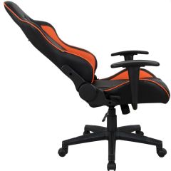 Кресло компьютерное BRABIX "GT Racer GM-100" (черное/оранжевое) 531925 в Можге - mozhga.mebel24.online | фото 4