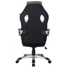 Кресло компьютерное BRABIX Techno GM-002 (ткань) черное/серое, вставки белые (531815) в Можге - mozhga.mebel24.online | фото 6