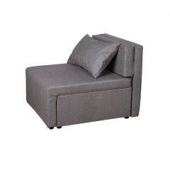 Кресло-кровать Милена (серый) Велюр в Можге - mozhga.mebel24.online | фото