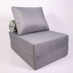 Кресло-кровать-пуф бескаркасное Прайм (Серый) в Можге - mozhga.mebel24.online | фото 1