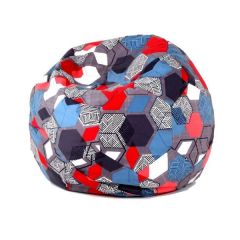 Кресло-мешок Мяч M (Geometry Slate) в Можге - mozhga.mebel24.online | фото