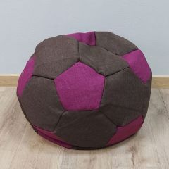 Кресло-мешок Мяч S (Savana Chocolate-Savana Berry) в Можге - mozhga.mebel24.online | фото