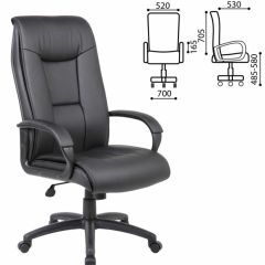 Кресло офисное BRABIX PREMIUM "Work EX-513" (экокожа, черное) 531943 в Можге - mozhga.mebel24.online | фото 2