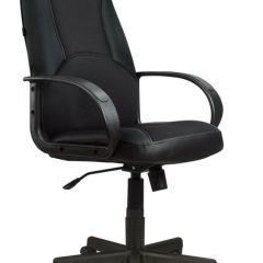 Кресло офисное BRABIX "City EX-512" (кожзам черный, ткань черная) 531407 в Можге - mozhga.mebel24.online | фото