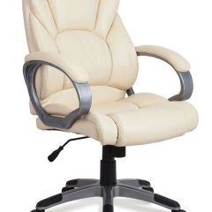 Кресло офисное BRABIX "Eldorado EX-504", экокожа, бежевое, 531167 в Можге - mozhga.mebel24.online | фото