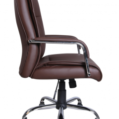 Кресло офисное BRABIX "Space EX-508" (экокожа, хром, коричневое) 531164 в Можге - mozhga.mebel24.online | фото 2