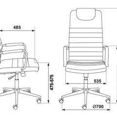 Кресло руководителя Бюрократ KB-9N/ECO/BLACK в Можге - mozhga.mebel24.online | фото 4