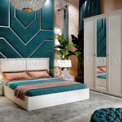 ПРЕСТИЖ-2 Кровать 1,6 м с ПМ (Сандал светлый) в Можге - mozhga.mebel24.online | фото 2