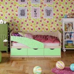 Кровать Бабочки (Салатовый матовый) 1600 в Можге - mozhga.mebel24.online | фото
