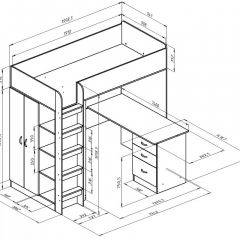 Кровать-чердак "Теремок-3" в Можге - mozhga.mebel24.online | фото 7