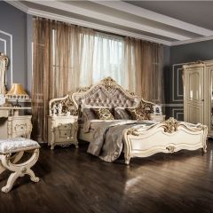 Кровать 1800 Джоконда (крем) в Можге - mozhga.mebel24.online | фото 7