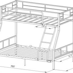 Кровать двухъярусная «Гранада-1 140» в Можге - mozhga.mebel24.online | фото 6