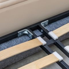 Кровать двойная Оливия 160 + ортопед. основание в Можге - mozhga.mebel24.online | фото 15