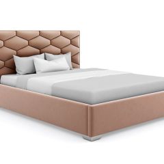 Кровать Коралл интерьерная +основание (140х200) в Можге - mozhga.mebel24.online | фото