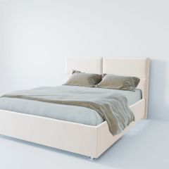 Кровать Корсика с ПМ 1400 (экокожа белая) в Можге - mozhga.mebel24.online | фото 2