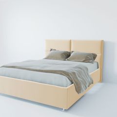 Кровать Корсика с ПМ 800 (экокожа бежевая) в Можге - mozhga.mebel24.online | фото 2