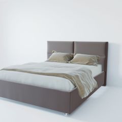Кровать Корсика с ПМ 800 (велюр темно-серый) в Можге - mozhga.mebel24.online | фото 2
