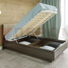 Кровать КР-1011 с мягким изголовьем в Можге - mozhga.mebel24.online | фото 5