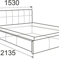 Кровать Изабелла с латами Newtone light beige 1400x2000 в Можге - mozhga.mebel24.online | фото 1