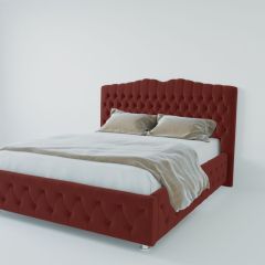 Кровать Нягань с ПМ 900 (велюр бордо) в Можге - mozhga.mebel24.online | фото 2