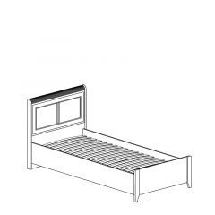 Кровать одинарная №249 Белла в Можге - mozhga.mebel24.online | фото 2