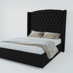 Кровать Берлин ЛЮКС без основания 1200 (экокожа кольт ч) в Можге - mozhga.mebel24.online | фото