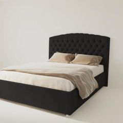 Кровать Берлин без основания 2000 (экокожа кольт ч) в Можге - mozhga.mebel24.online | фото
