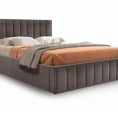 Кровать "Вена" 1400 СТАНДАРТ Вариант 3 Мора коричневый + бельевой ящик с кроватным основанием и подъемным механизмом в Можге - mozhga.mebel24.online | фото