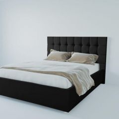 Кровать Венеция без основания 1400 (экокожа кольт ч) в Можге - mozhga.mebel24.online | фото