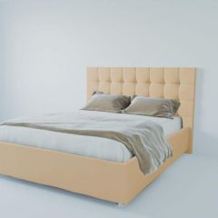 Кровать Венеция без основания 2000 (экокожа бежевая) в Можге - mozhga.mebel24.online | фото