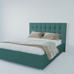 Кровать Венеция без основания 2000 (велюр бирюзовый) в Можге - mozhga.mebel24.online | фото