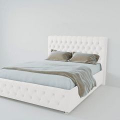 Кровать Версаль 800 без основания (экокожа белый) в Можге - mozhga.mebel24.online | фото