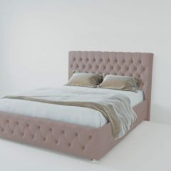 Кровать Версаль 1400 без основания (велюр темно серый) в Можге - mozhga.mebel24.online | фото
