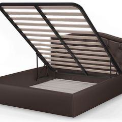 Кровать Стелла 1200*2000 NEO 10 (темно-коричневый) в Можге - mozhga.mebel24.online | фото 4