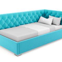 Кровать угловая Виола интерьерная +основание (80х200) в Можге - mozhga.mebel24.online | фото 6